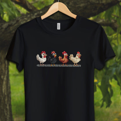 Youth Shirts T-Shirt Youth / S / Black Funny Chicken - Youth Shirt