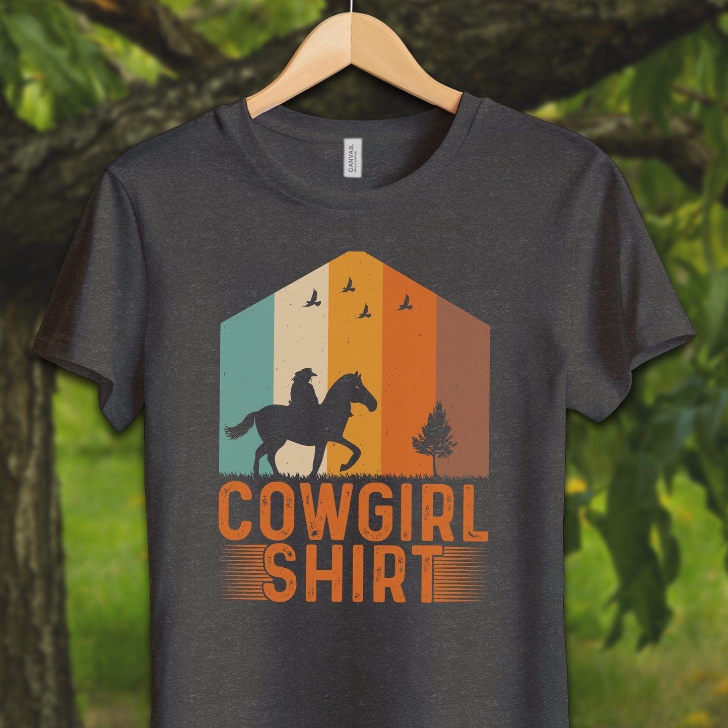 Youth Shirts T-Shirt Youth / S / Black Heather Cowgirl - Youth Shirt