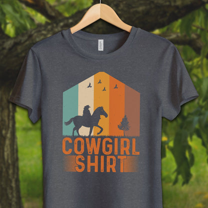 Youth Shirts T-Shirt Youth / S / Dark Grey Heather Cowgirl - Youth Shirt