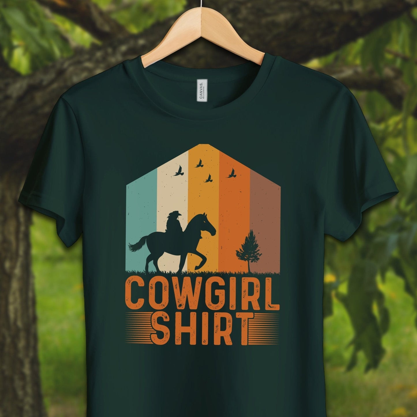 Youth Shirts T-Shirt Youth / S / Forest Cowgirl - Youth Shirt