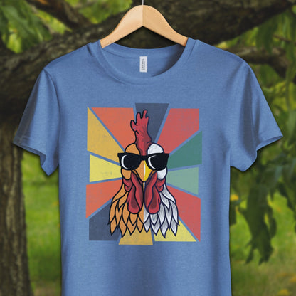 Youth Shirts T-Shirt Youth / S / Heather Columbia Blue Cool Rooster - Youth Shirt