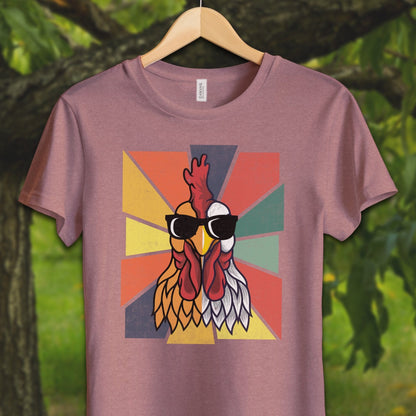 Youth Shirts T-Shirt Youth / S / Heather Mauve Cool Rooster - Youth Shirt