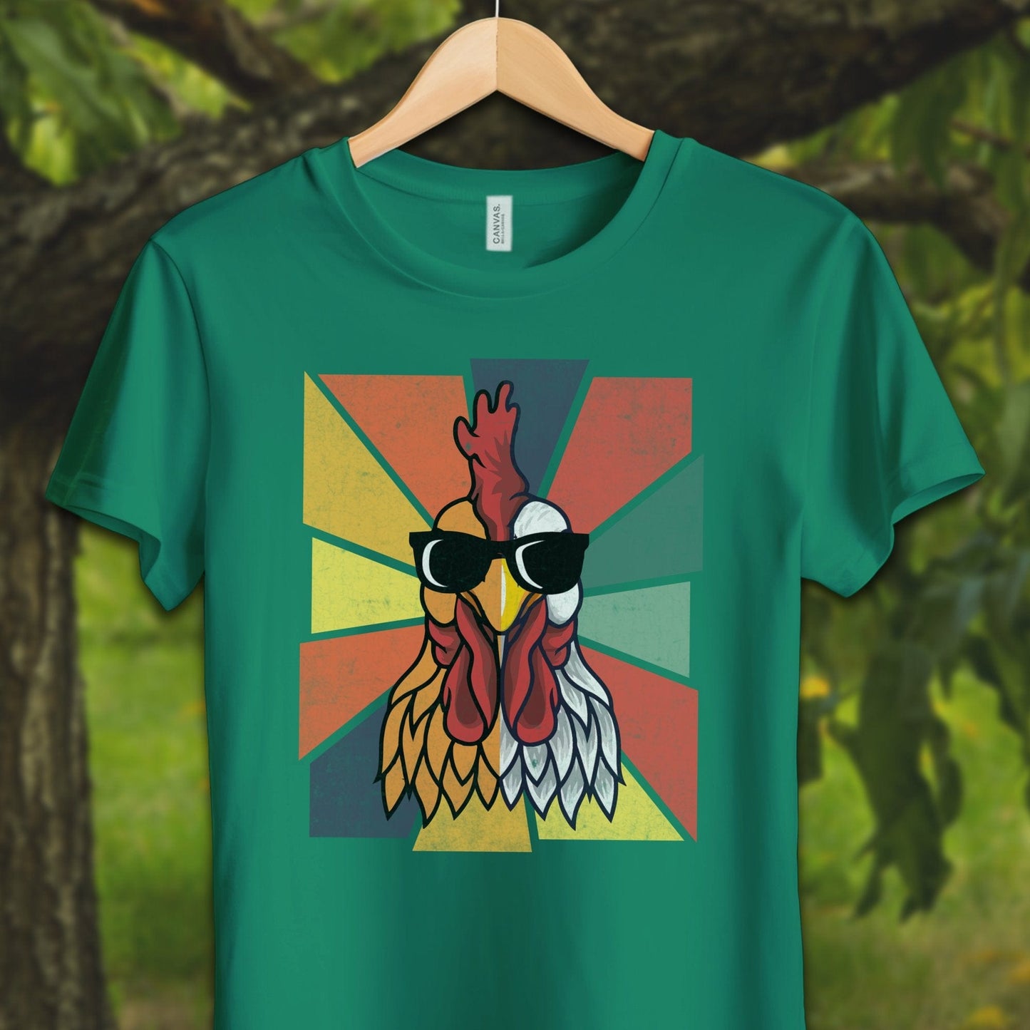 Youth Shirts T-Shirt Youth / S / Kelly Cool Rooster - Youth Shirt