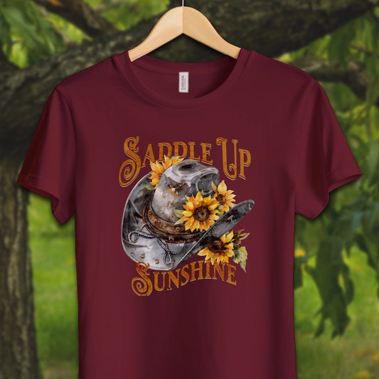 Youth Shirts T-Shirt Youth / S / Maroon Saddle Up Sunshine - Youth Shirt