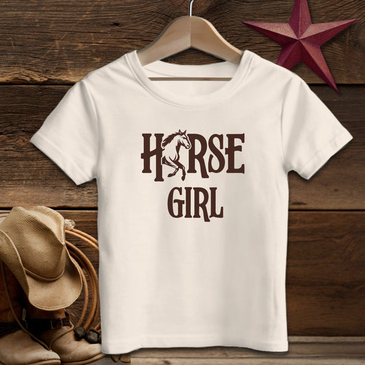 Youth Shirts T-Shirt Youth / S / Natural Horse Girl - Youth Shirt