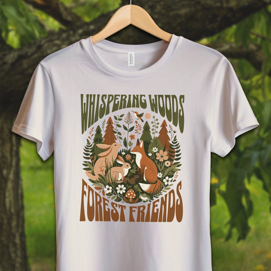 Youth Shirts T-Shirt Youth / S / Natural Whispering Woods Forest Friends - Youth Shirt