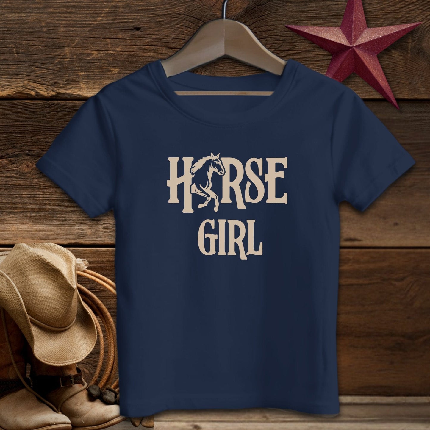 Youth Shirts T-Shirt Youth / S / Navy Horse Girl - Youth Shirt