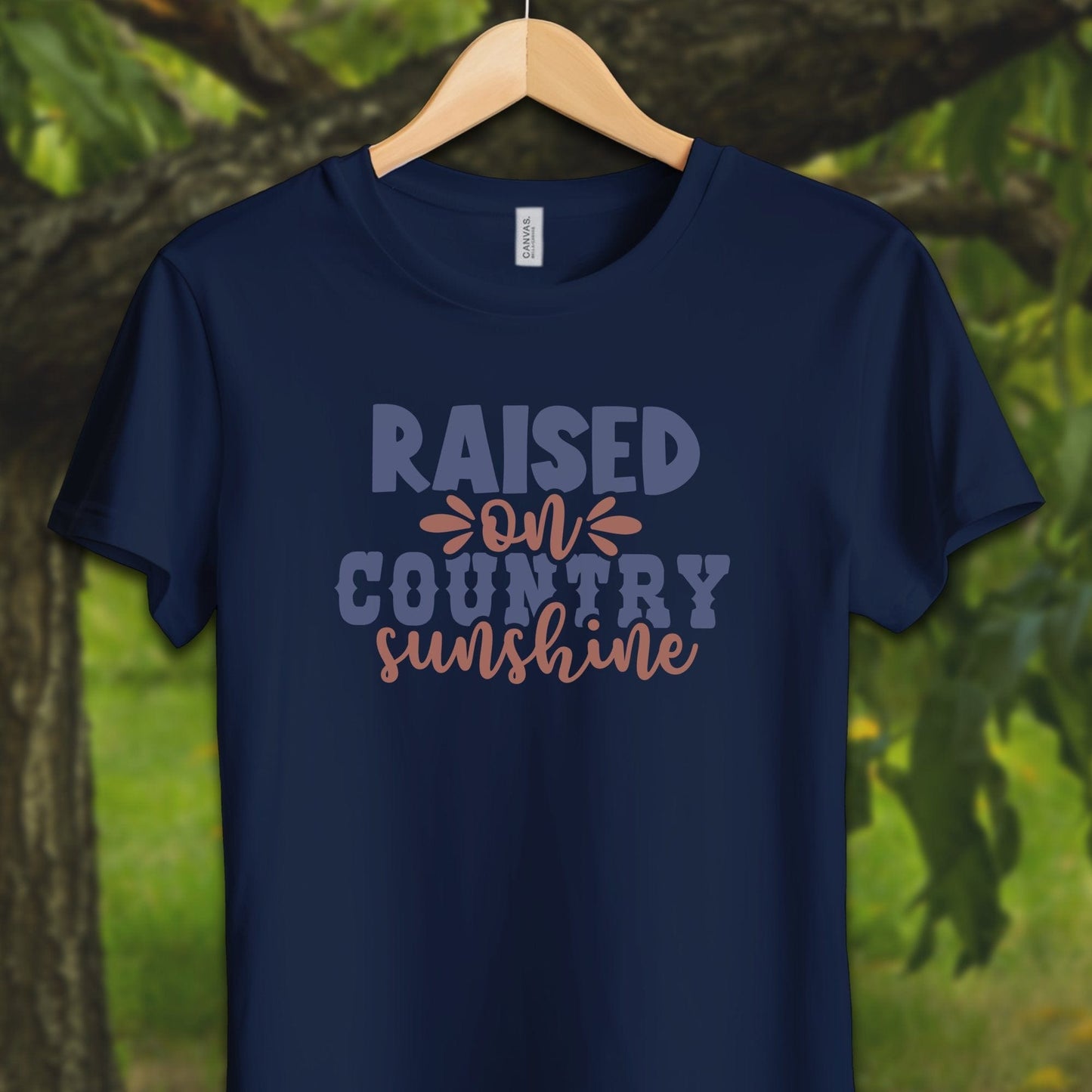 Youth Shirts T-Shirt Youth / S / Navy Raised on Country Sunshine - Youth Shirt