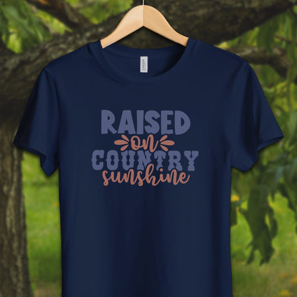 Youth Shirts T-Shirt Youth / S / Navy Raised on Country Sunshine - Youth Shirt