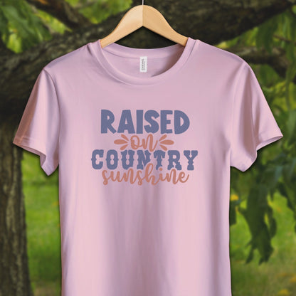 Youth Shirts T-Shirt Youth / S / Pink Raised on Country Sunshine - Youth Shirt