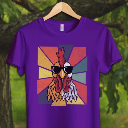 Youth Shirts T-Shirt Youth / S / Team Purple Cool Rooster - Youth Shirt