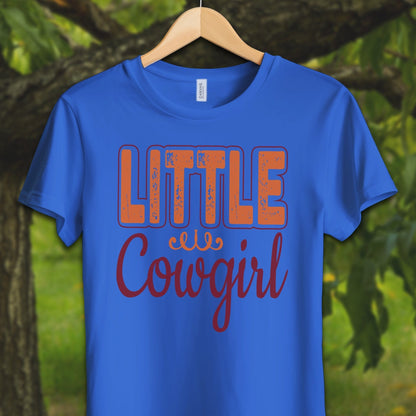 Youth Shirts T-Shirt Youth / S / True Royal Little Cowgirl - Youth Shirt