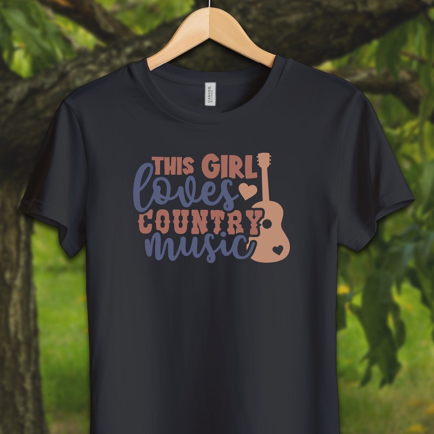 Youth Shirts T-Shirt Youth / S / Vintage Black This Girl Loves Country Music - Youth Shirt