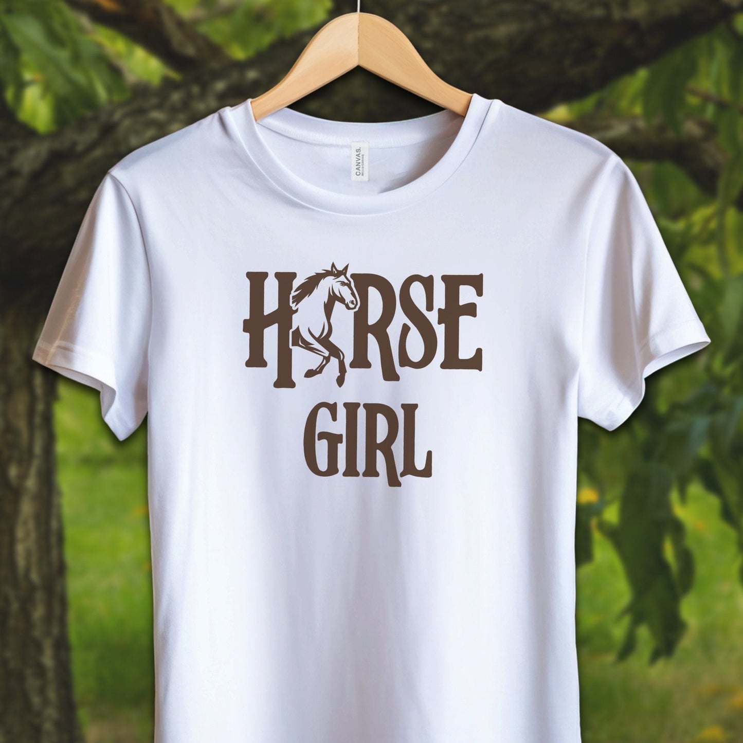 Youth Shirts T-Shirt Youth / S / White Horse Girl - Youth Shirt