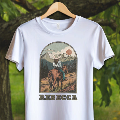 Youth Shirts T-Shirt Youth / S / White Personalized Horseback Adventure - Youth Shirt