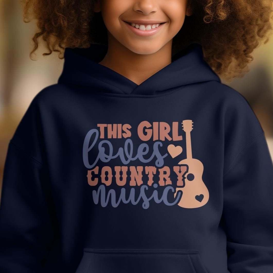 Youth Shirts This Girl Loves Country Music - Youth Shirt